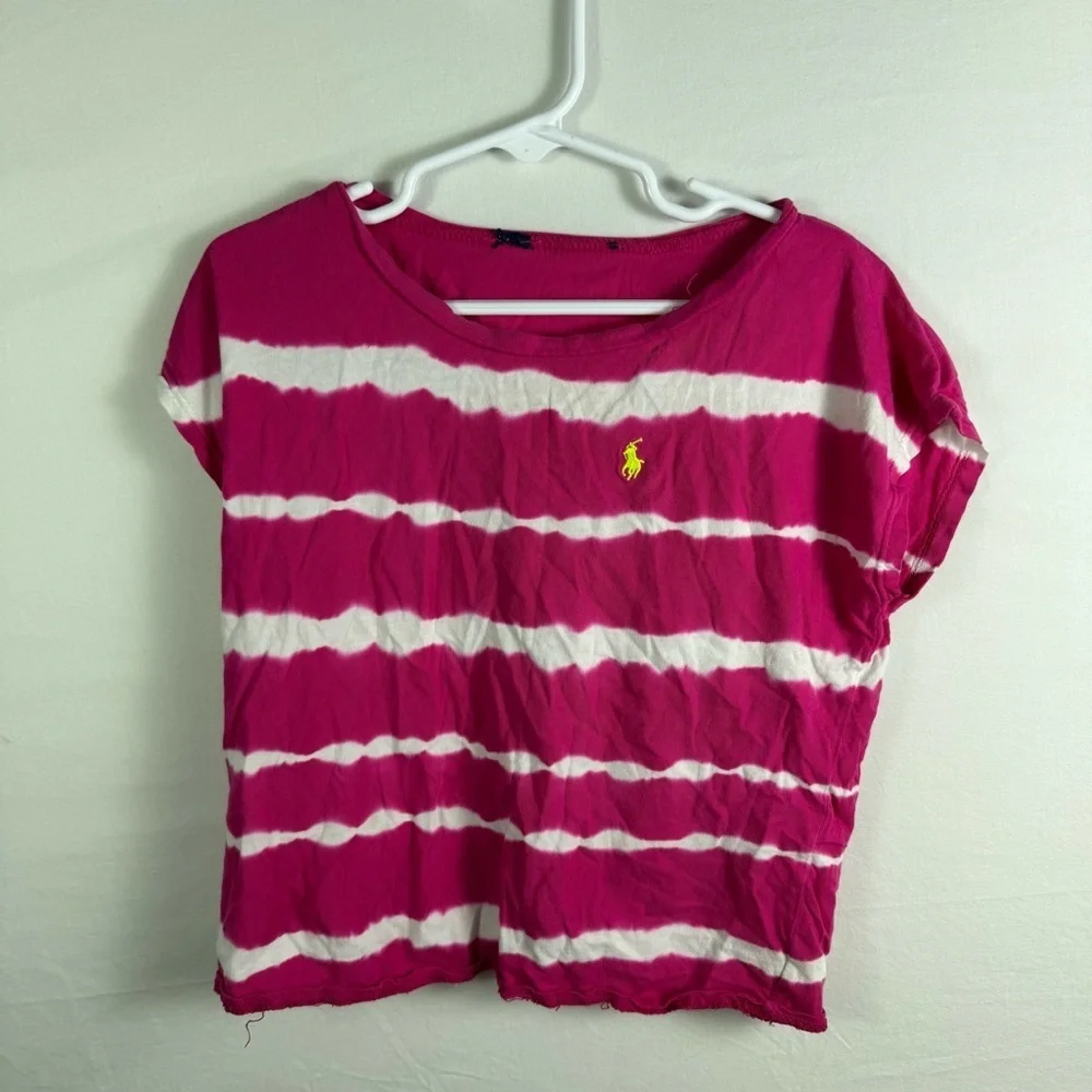 Ralph Lauren Pink Tie-Dye T-shirt No Size